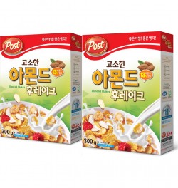 포스트 아몬드후레이크300g x2개입