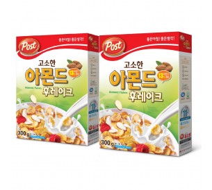 포스트 아몬드후레이크300g x2개입