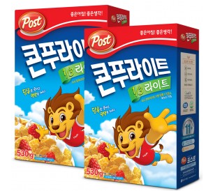 포스트 콘푸라이트 1/3라이트 530g x 2개입