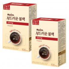 맥심 부드러운블랙 오리지날 100T+100T 총200T