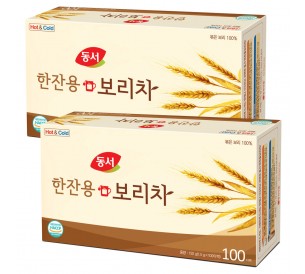 한잔용 보리차 100T x2  총200T