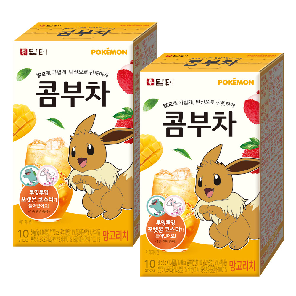 담터 콤부차 망고리치 10T+10T 총20T