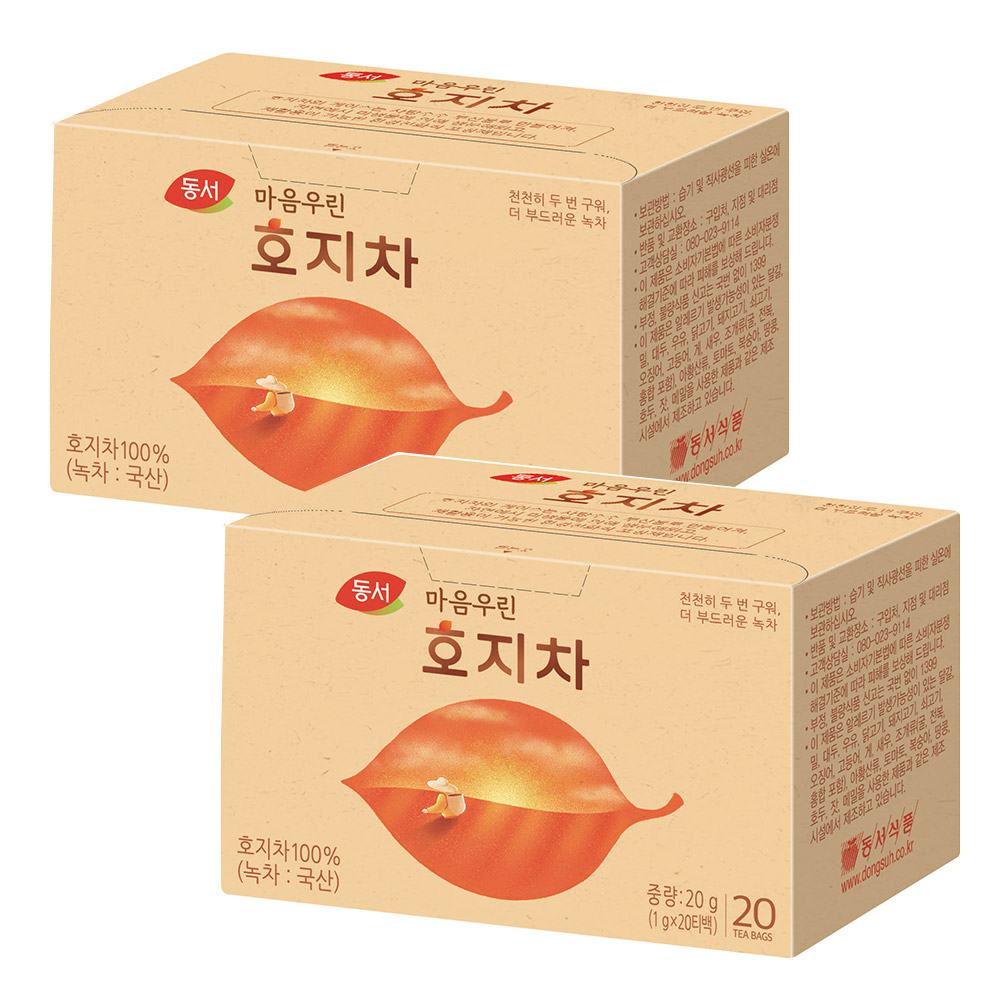 동서 마음우린 호지차20T x 2개입  총40