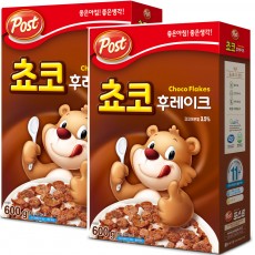 포스트 초코후레이크 600g x2개입